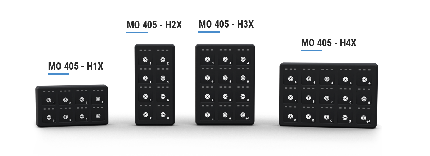 Different CAN bus Keypad types