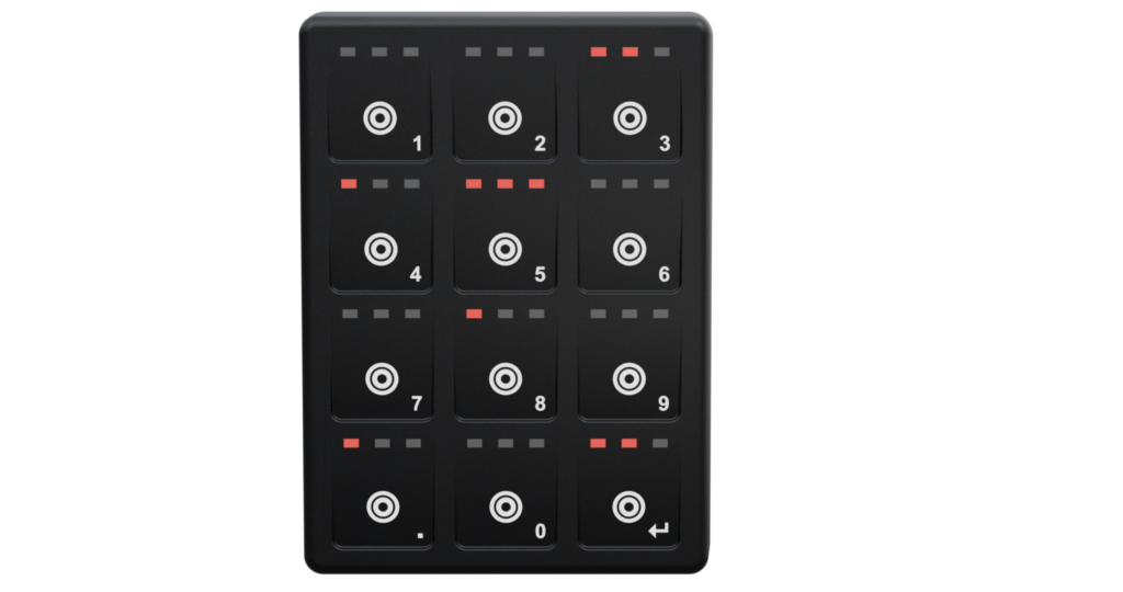 CAN Bus keypad with leds