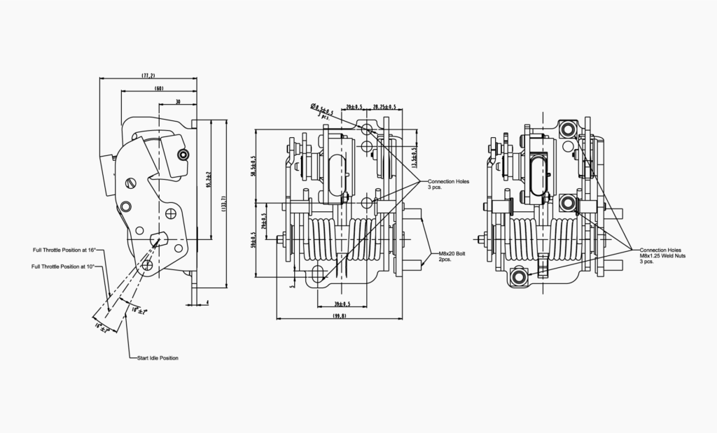 MO 382B Technical Drawing